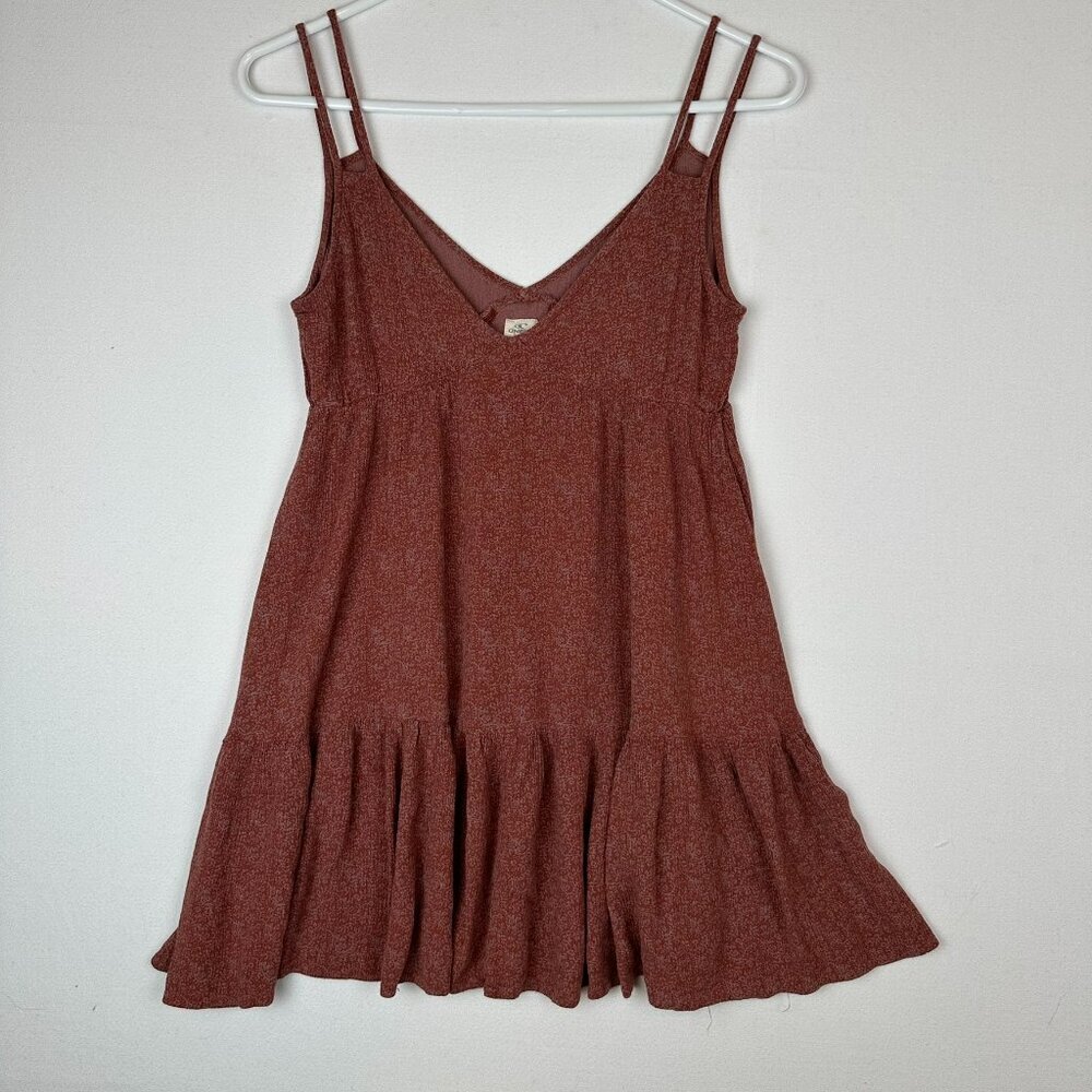 O'Neil Tiered Baby doll Ditsy Print Tank Mini Dress Beachy
